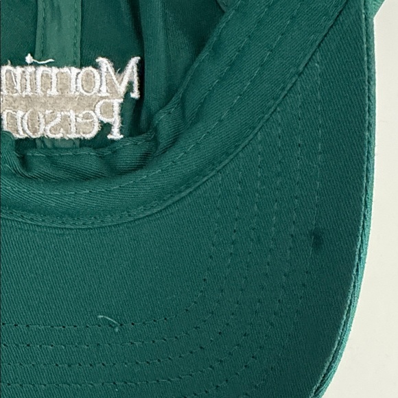 AG1 Unisex Dark Green 'Morning Person' Baseball Hat Cap NWT - Picture 3 of 4